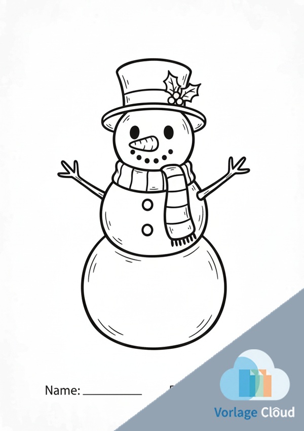 Weihnachtsfigur zum Ausdrucken-wm