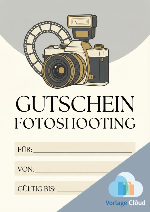 gutschein fotoshooting vorlage kostenlos pdf