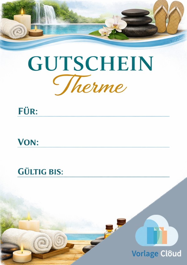 gutschein therme vorlage für ausdruck