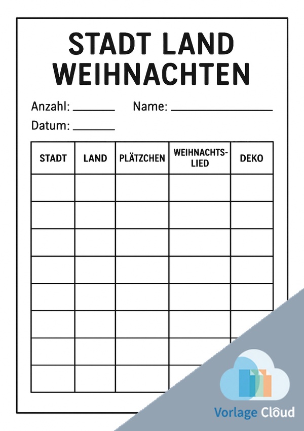 stadt land weihnachten vorlage