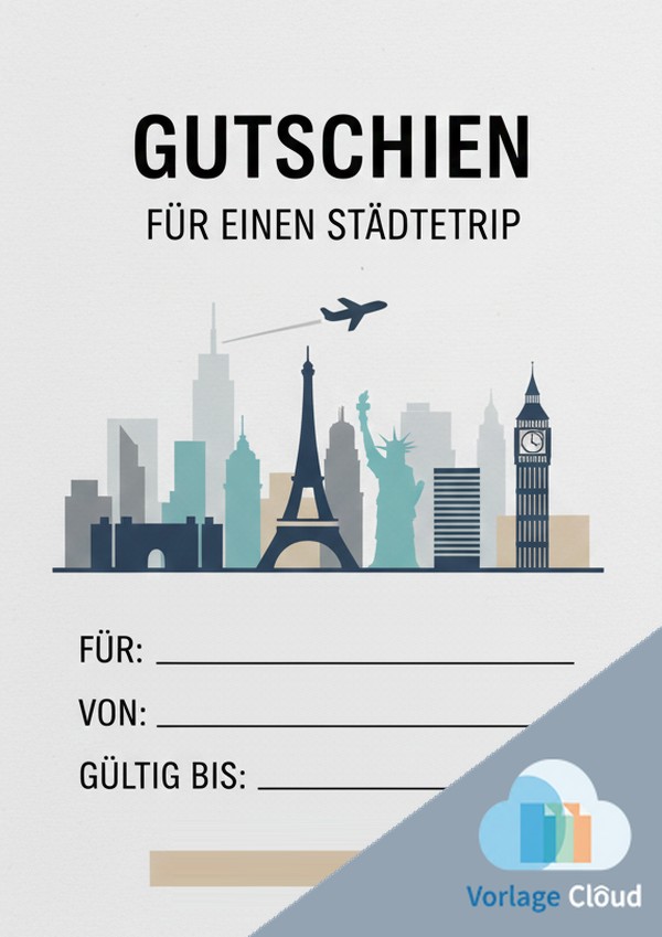 städtetrip reise gutschein vorlage-wm