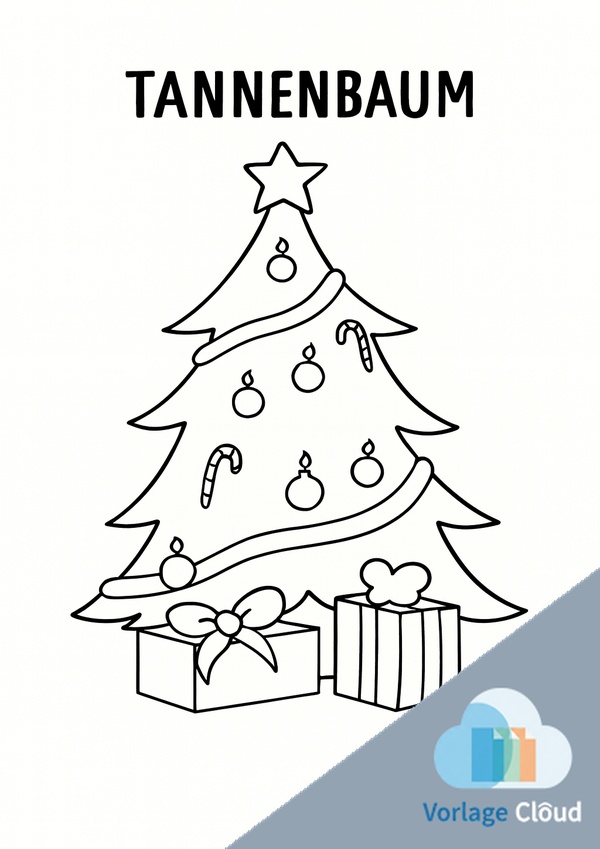 tannenbaum vorlage zum ausdrucken pdf