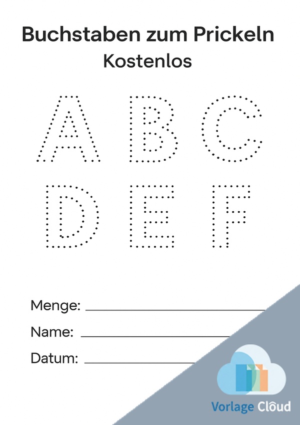 vorlagen zum prickeln zum ausdrucken