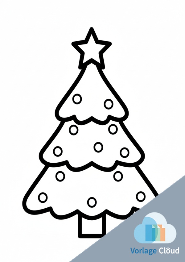 weihnachtsbaum vorlage