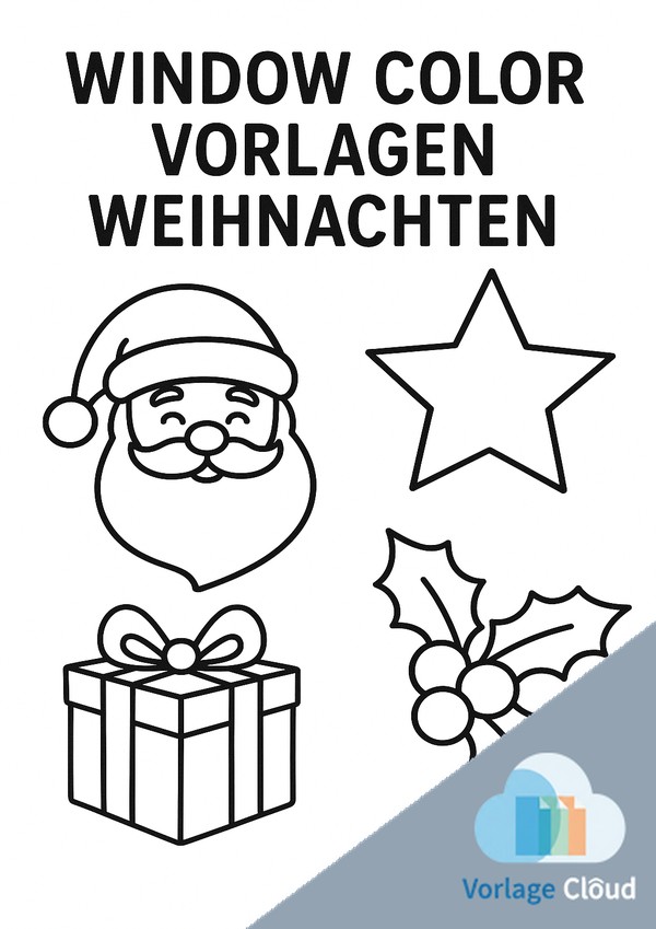 window color vorlagen weihnachten