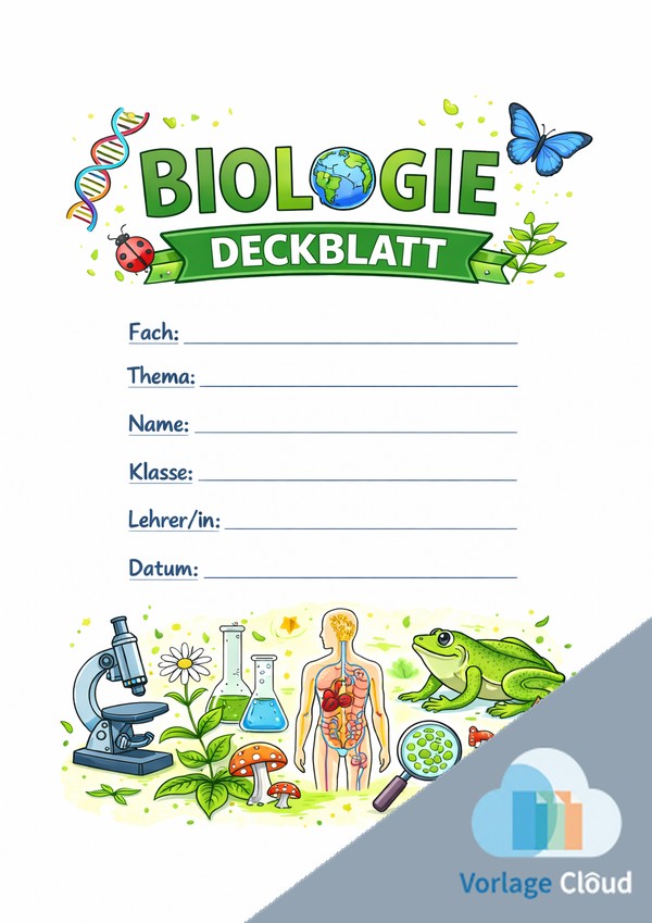 biologie deckblatt