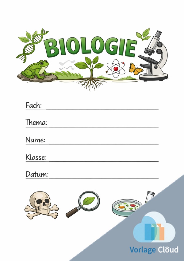 biologie deckblätter