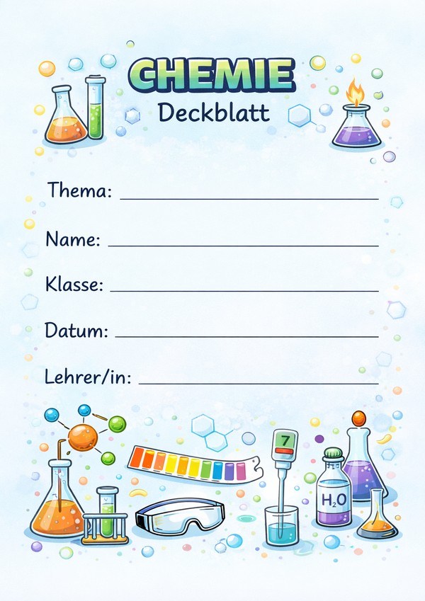 chemie deckblatt