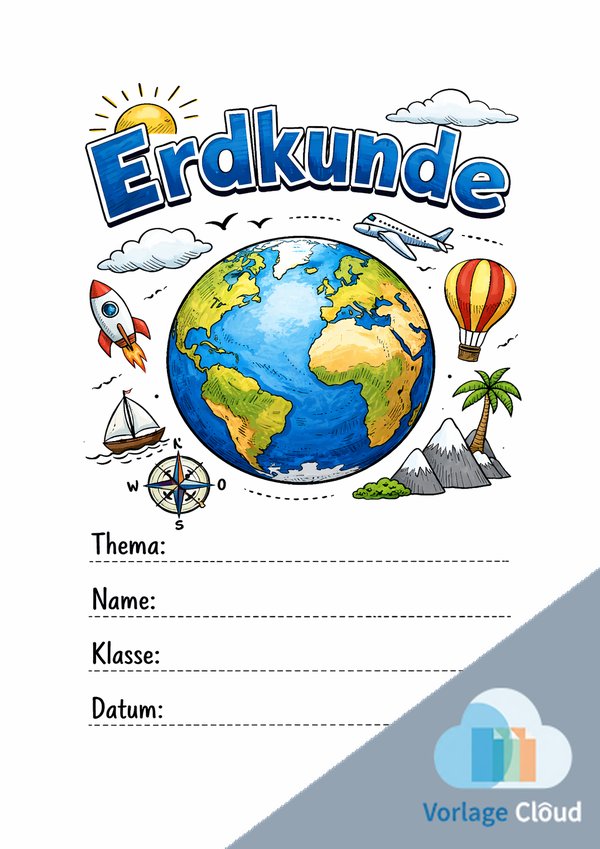 deckblatt für erdkunde