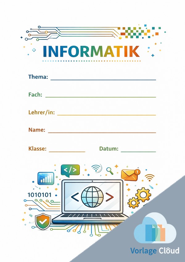 deckblätter für informatik