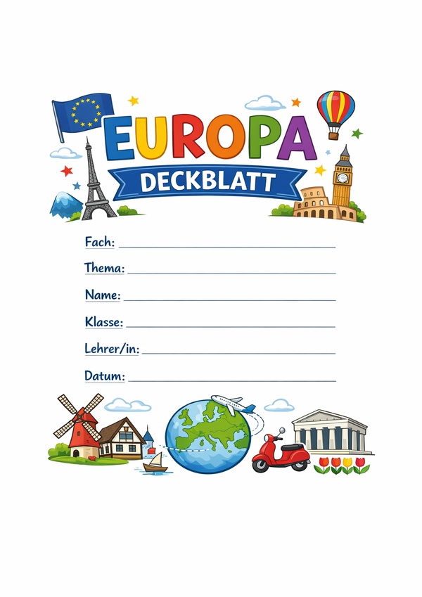 europa deckblatt