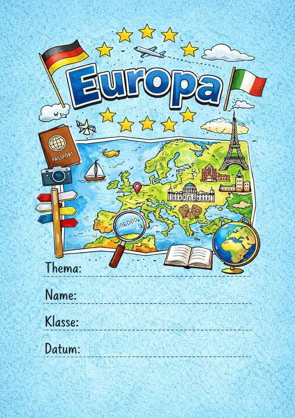 europa deckblatter