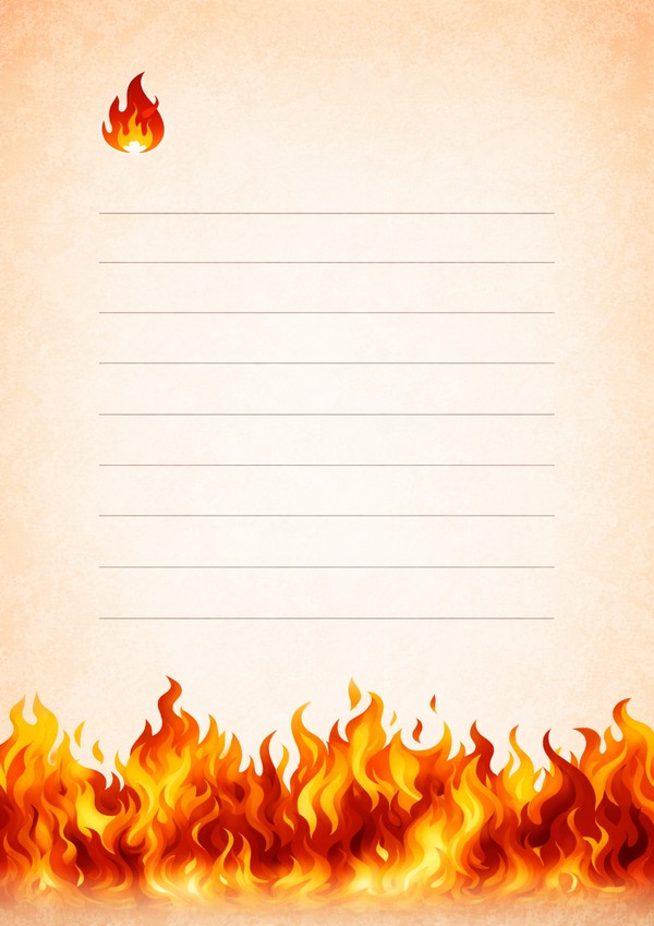 feuer deckblatt ausdrucken