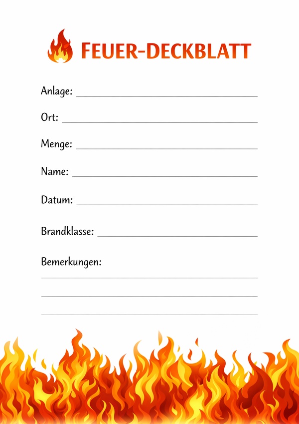 feuer deckblätter
