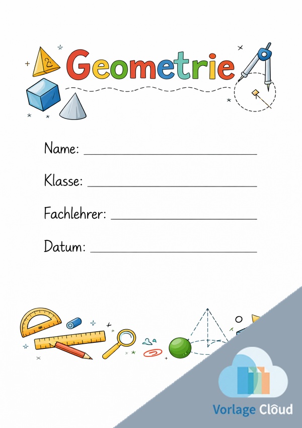 geometrie deckblatt