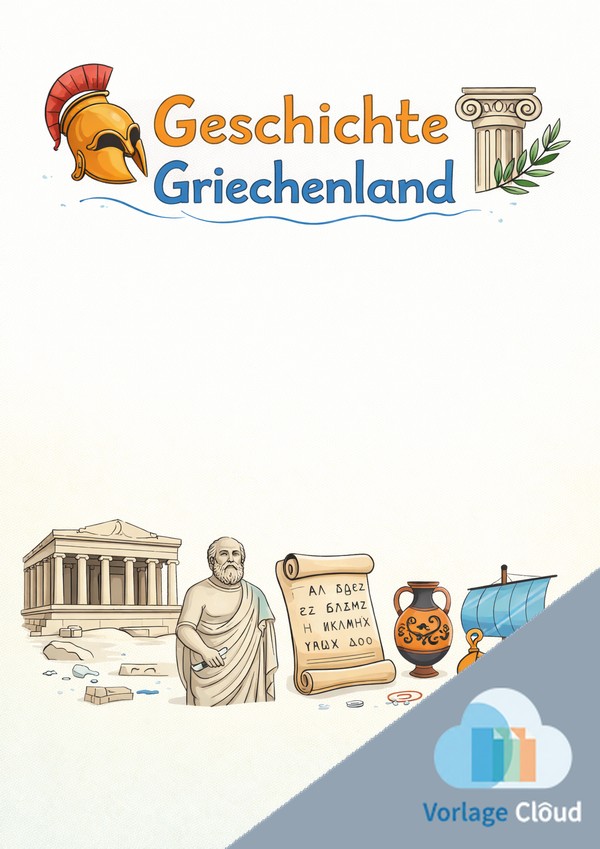geschichte deckblatt griechenland ausdrucken