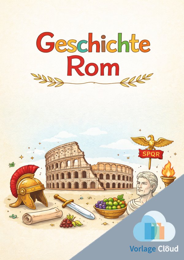 geschichte deckblätter rom ausdrucken