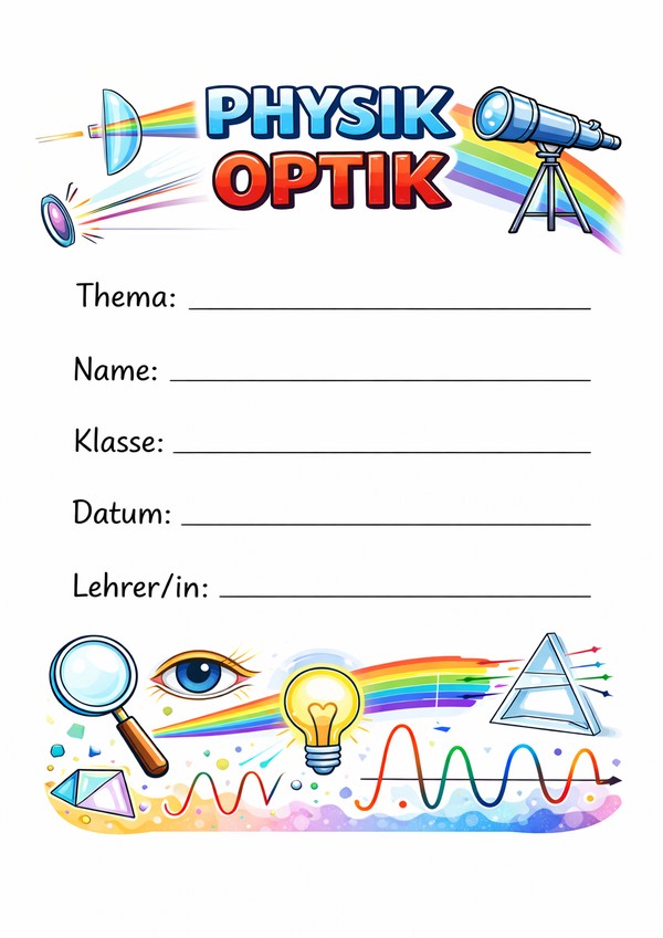 physik optik deckblatt