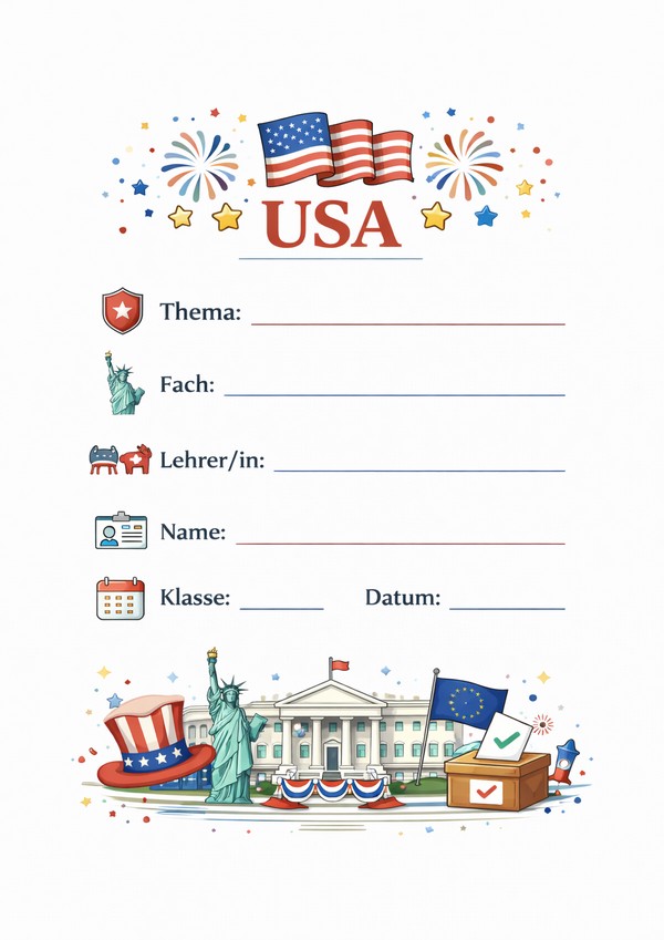 usa deckblatt