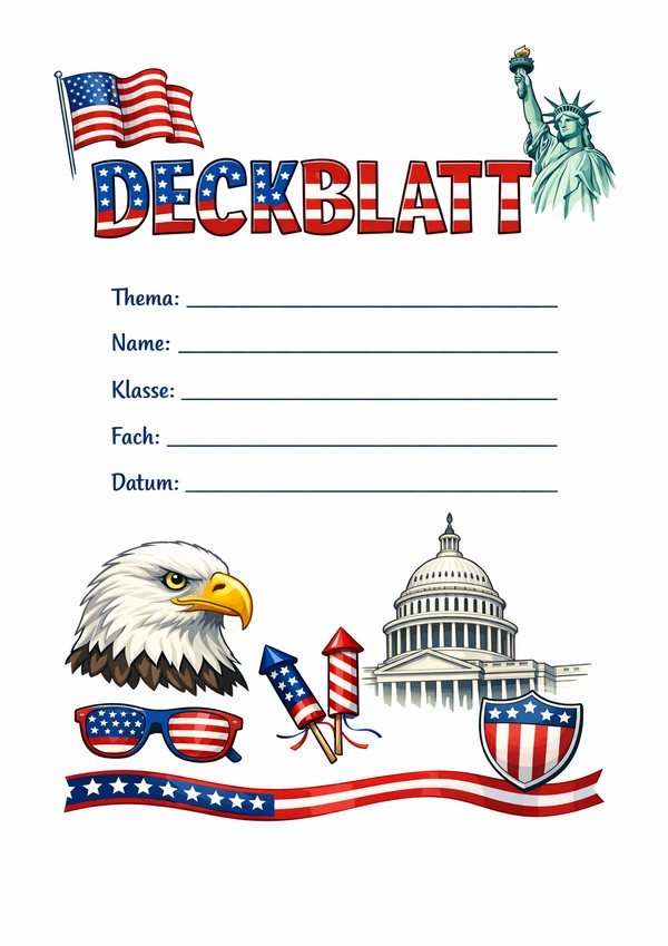 usa deckblätter