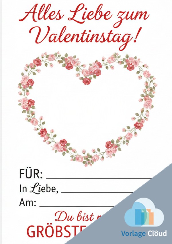 valentinstag grusskarte zum ausdrucken