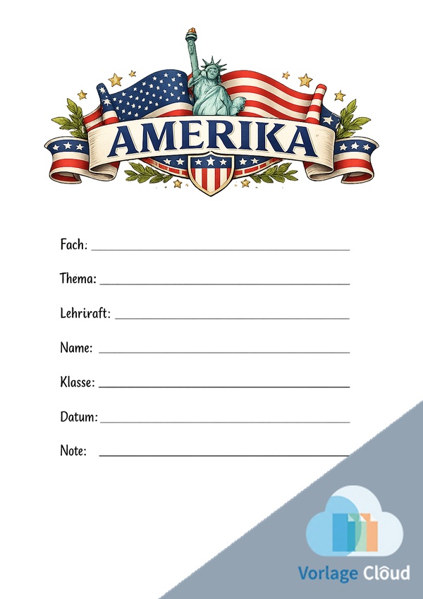 amerika deckblatt pdf