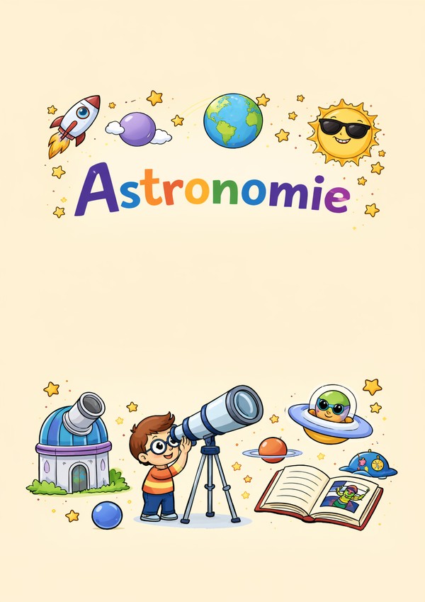 deckblatt astronomie zum ausdrucken