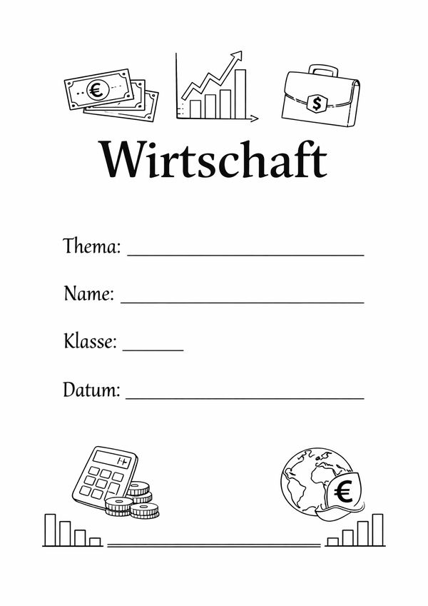 deckblatt politik und wirtschaft