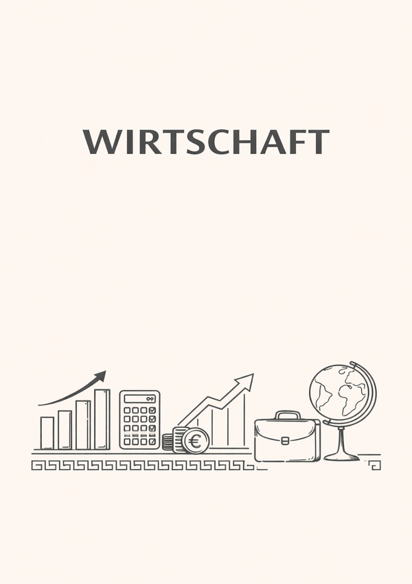 deckblatt wirtschaft