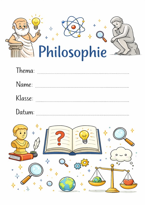 deckblätter philosophie