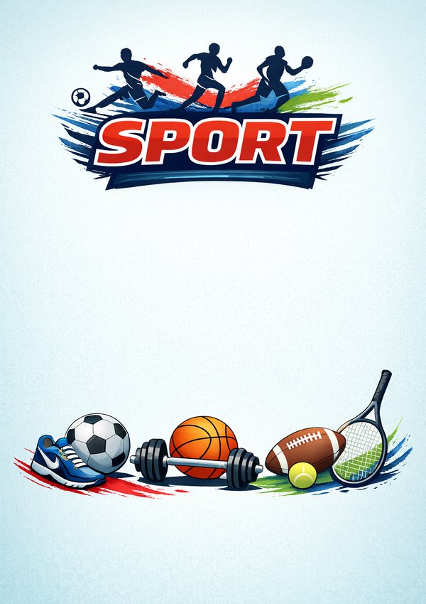 deckblätter sport zum ausdrucken