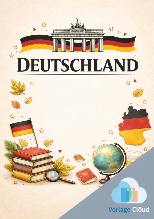 deutschland deckblatt zum ausdrucken