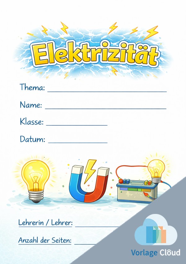 elektrizität deckblatt