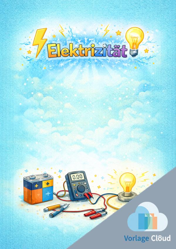 elektrizität deckblätter