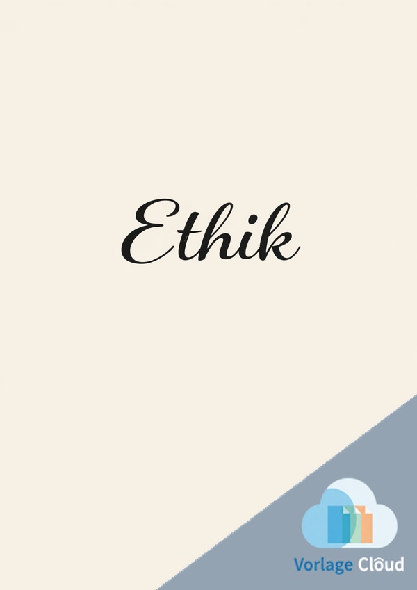 ethik deckblätter
