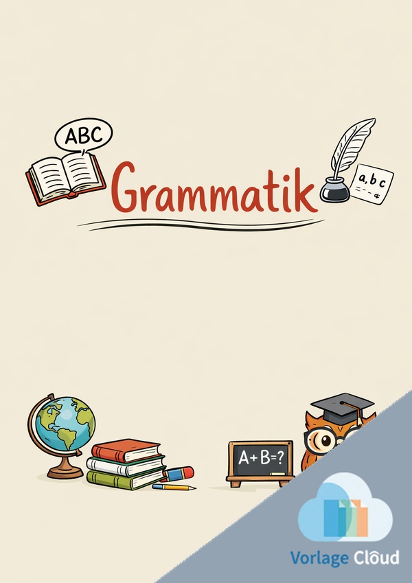 grammatik deckblatt pdf