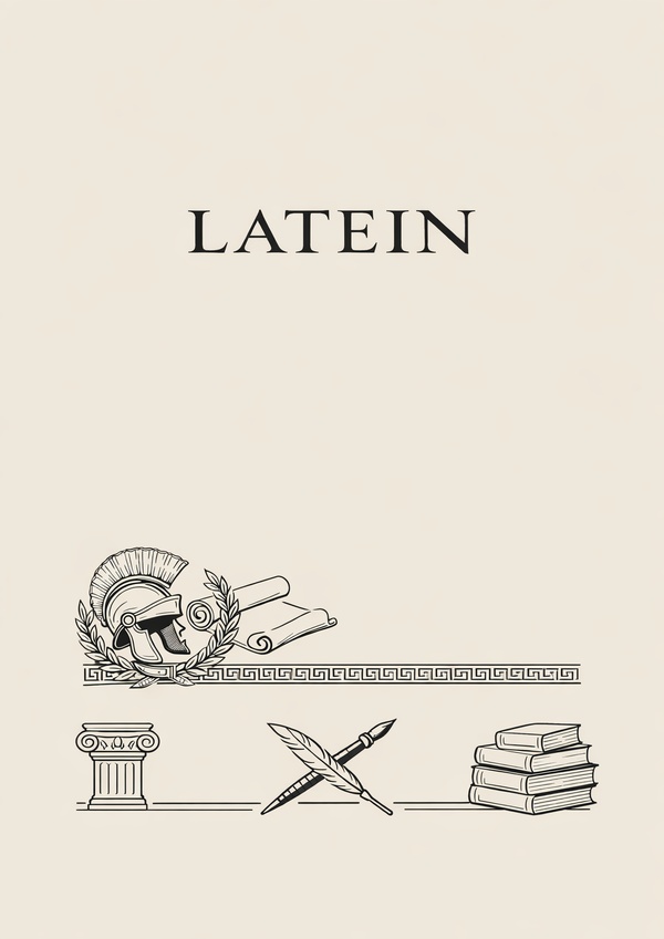 latein deckblätter ausdrucken