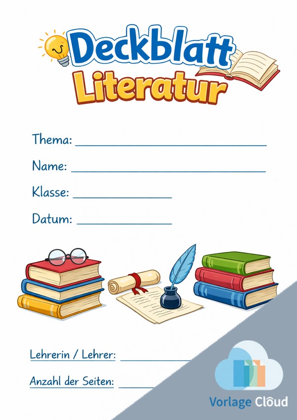 literatur deckblatt pdf