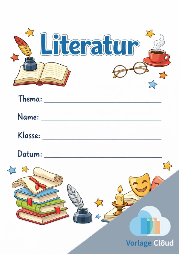 literatur deckblatt