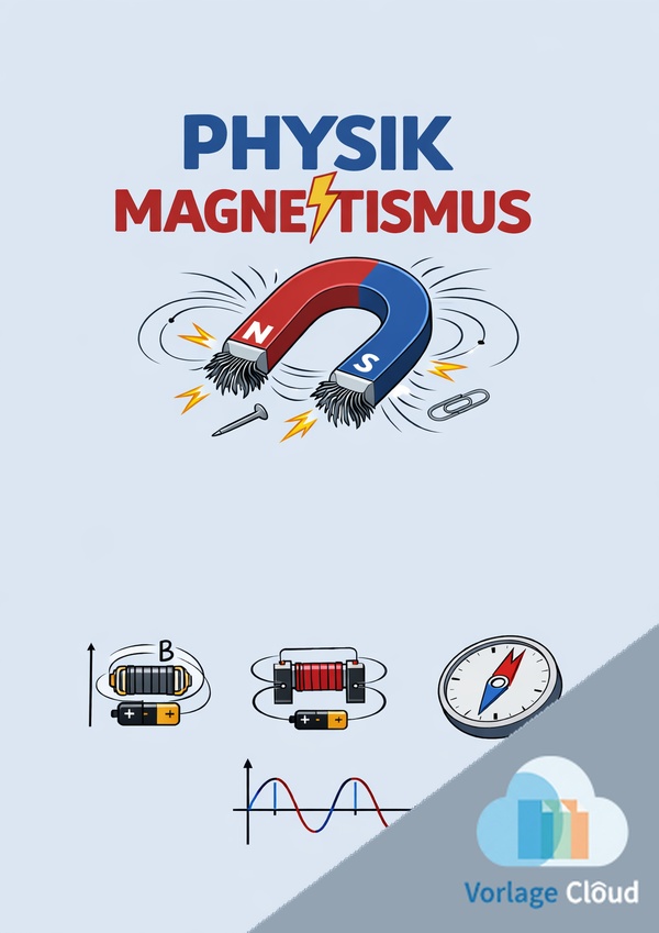 magnetismus deckblätter ausdrucken