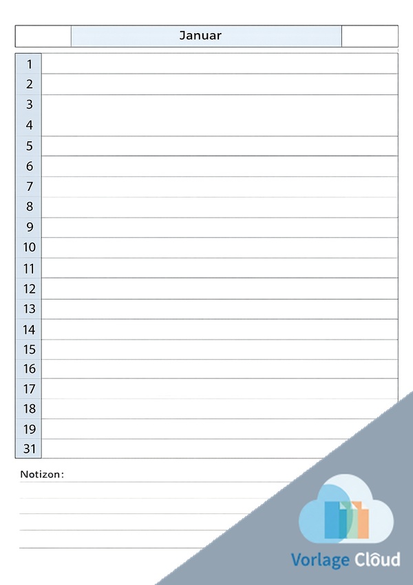 monatskalender zum ausdrucken kostenlos