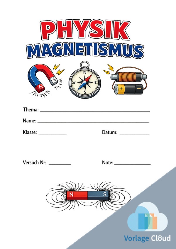 physik magnetismus deckblatt
