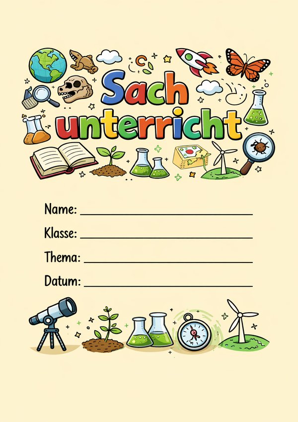 sachunterricht deckblätter