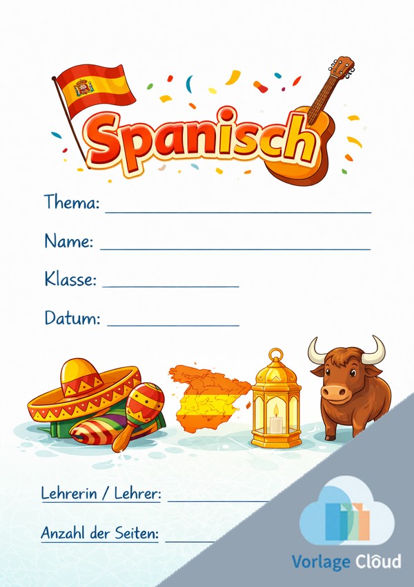 spanisch deckblatt