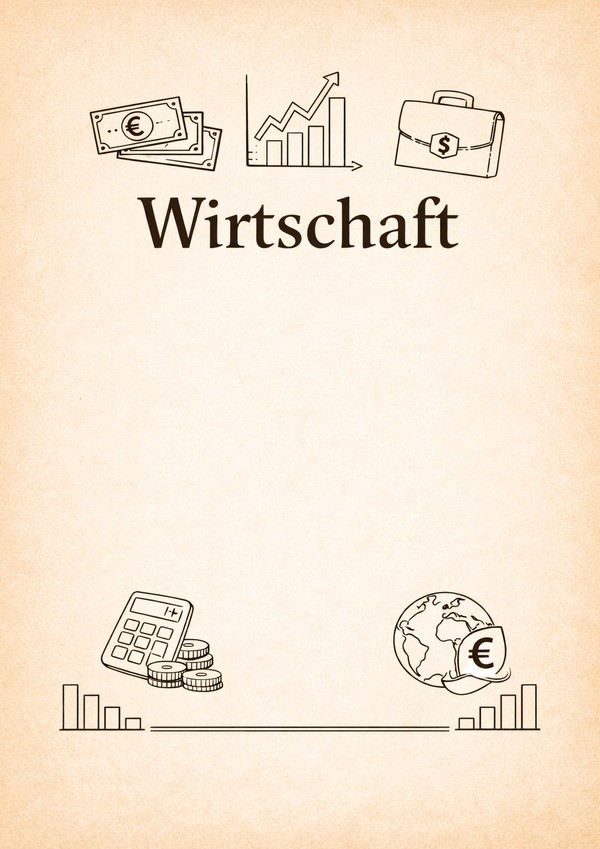 wirtschaft deckblatt