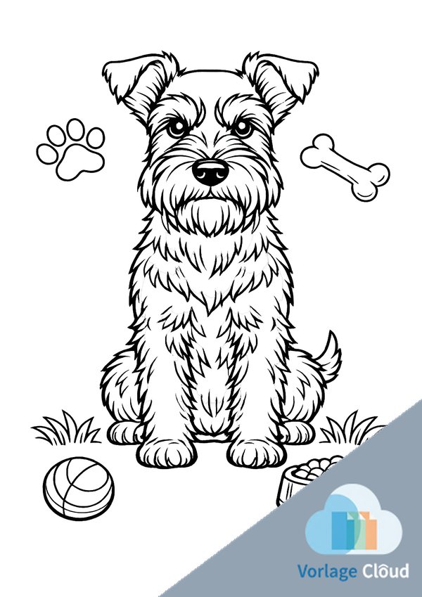 schnauzer zum ausdrucken