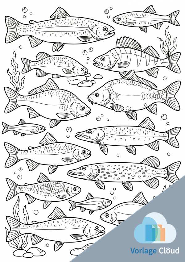 ausmalbild fisch kostenlos