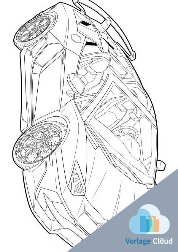 ausmalbilder autos lamborghini