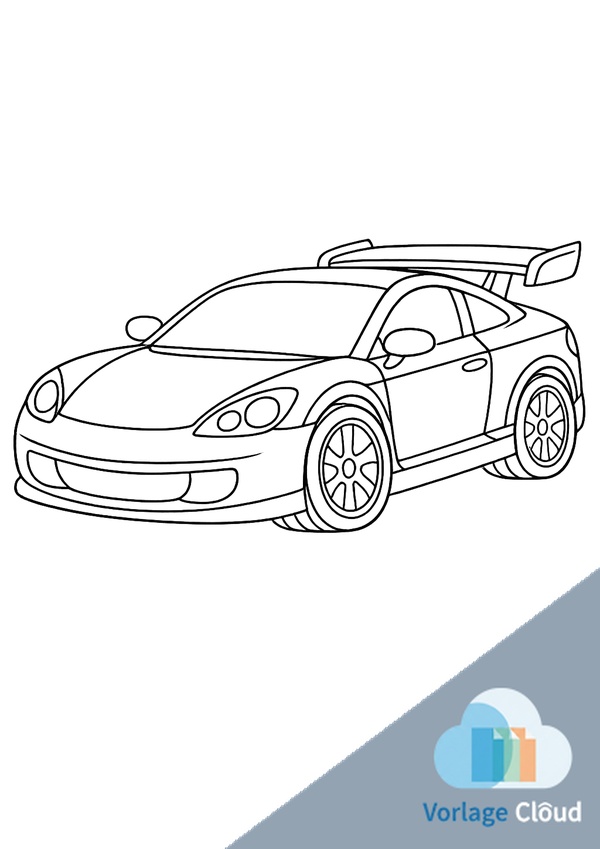 ausmalbilder autos zum ausdrucken