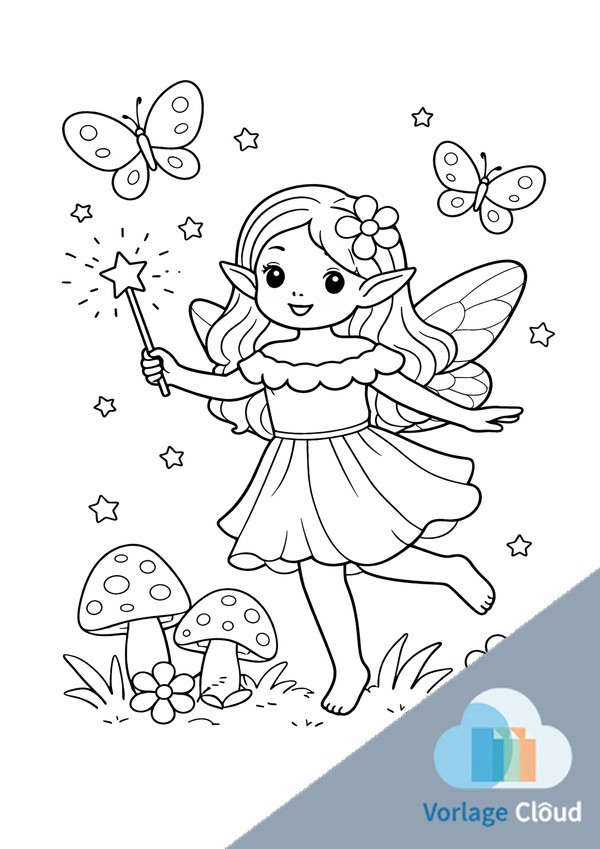 ausmalbilder fee kostenlos